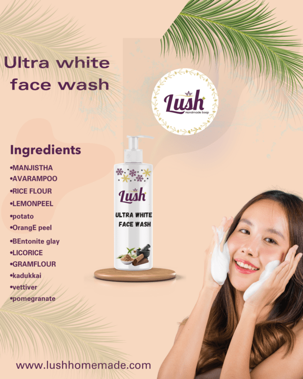 ULTRA WHITE FACE WASH GEL[100ML]